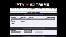 What Iptvextreme.eu website looked like in 2020 (4 years ago)