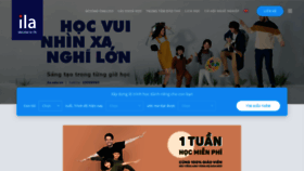 What Ila.edu.vn website looked like in 2020 (4 years ago)