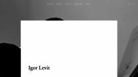 What Igor-levit.com website looked like in 2020 (4 years ago)