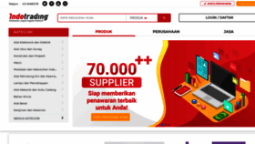 What Indotrading.com website looked like in 2020 (4 years ago)