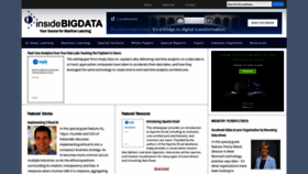 What Insidebigdata.com website looked like in 2020 (4 years ago)