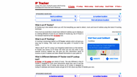 What Ip-tracker.org website looked like in 2020 (5 years ago)