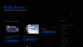 What Italiaserie.org website looked like in 2020 (4 years ago)