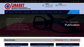What Ijraset.com website looked like in 2020 (4 years ago)