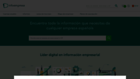 What Infoempresa.com website looked like in 2020 (4 years ago)