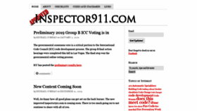 What Inspector911.com website looked like in 2020 (4 years ago)