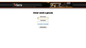 What Inslaserra.gescola.com website looked like in 2020 (4 years ago)