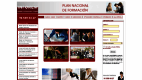 What Inforem.es website looked like in 2020 (4 years ago)