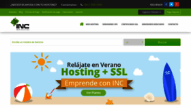 What Inc.cl website looked like in 2020 (5 years ago)