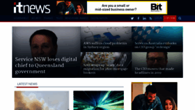 What Itnews.com.au website looked like in 2020 (4 years ago)