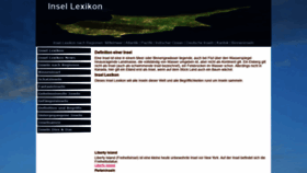 What Insel-lexikon.com website looked like in 2020 (4 years ago)