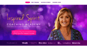 What Inspiredspiritcoachingacademy.com website looked like in 2020 (4 years ago)