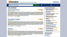 What Iformative.com website looked like in 2020 (4 years ago)