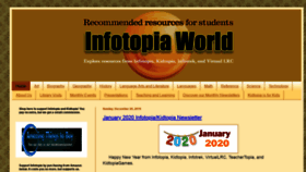 What Infotopiaworld.com website looked like in 2020 (4 years ago)