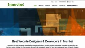 What Innovins.com website looked like in 2020 (4 years ago)