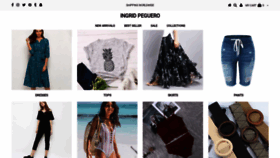 What Ingridpeguero.com website looked like in 2020 (4 years ago)