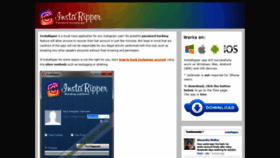 What Instaripper.com website looked like in 2020 (4 years ago)