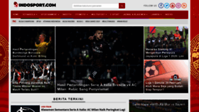 What Indosport.com website looked like in 2020 (4 years ago)
