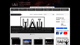 What Iau.org website looked like in 2020 (5 years ago)