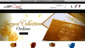 What Indianweddingcard.com website looked like in 2020 (4 years ago)
