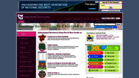 What Internet4classrooms.com website looked like in 2020 (4 years ago)