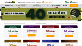 What Intersena.com.br website looked like in 2020 (6 years ago)
