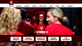 What Ius.edu website looked like in 2020 (4 years ago)