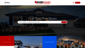 What Ivoryhomes.com website looked like in 2020 (4 years ago)