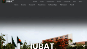 What Iubat.edu website looked like in 2020 (4 years ago)