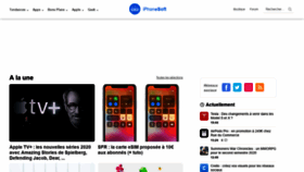 What Iphonesoft.fr website looked like in 2020 (4 years ago)