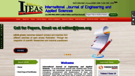 What Ijeas.org website looked like in 2020 (6 years ago)