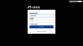 What Isss.ba website looked like in 2020 (4 years ago)