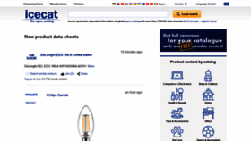 What Icecat.biz website looked like in 2020 (6 years ago)
