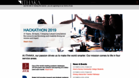 What Ithaka.org website looked like in 2020 (4 years ago)