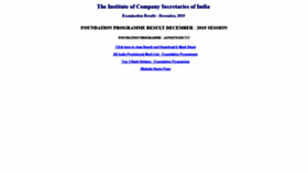 What Icsi.in website looked like in 2020 (4 years ago)