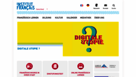 What Institutfrancais.de website looked like in 2020 (4 years ago)