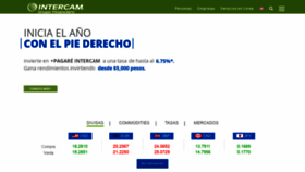 What Intercam.com.mx website looked like in 2020 (4 years ago)