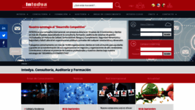 What Intedya.com website looked like in 2020 (4 years ago)