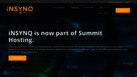 What Insynq.com website looked like in 2020 (5 years ago)