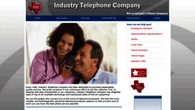 What Industrytelco.com website looked like in 2020 (4 years ago)
