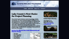 What In-siteprojectplanning.com website looked like in 2020 (4 years ago)