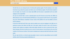 What Icon-library.com website looked like in 2020 (4 years ago)