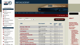 What Infoacademy.net website looked like in 2020 (5 years ago)