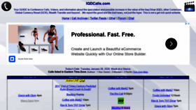 What Iqdcalls.com website looked like in 2020 (4 years ago)