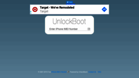 What Imei.unlockboot.com website looked like in 2020 (5 years ago)