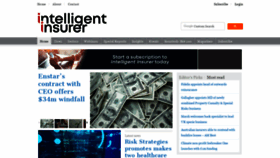 What Intelligentinsurer.com website looked like in 2020 (4 years ago)