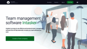 What Intasker.com website looked like in 2020 (4 years ago)