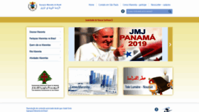 What Igrejamaronita.org.br website looked like in 2020 (4 years ago)
