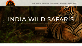 What Indiawildsafaris.com website looked like in 2020 (4 years ago)