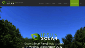 What Ipsunsolar.com website looked like in 2020 (4 years ago)